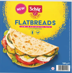 S - Flatbreads chlebové placky 180g - bez lepku