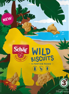 S - Wild Biscuits dětské sušenky 115g