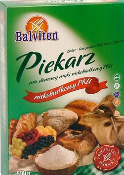 Směs PKU - PEKAŘ domáci mouka 500g (BV)